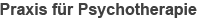 Logo Praxis für Psychotherapie Stralsund